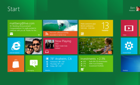 Windows 8 start screen