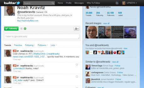 Noah Kravitz Twitter Screenshot