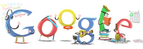 Google New Year 2012 Doodle