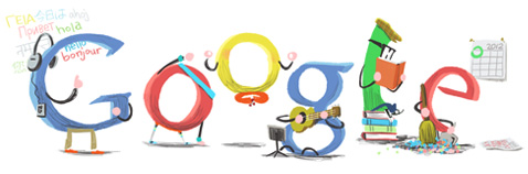 Google New Year 2012 Doodle