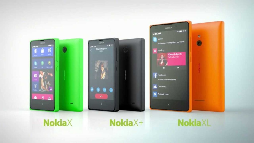 nokia x nokia xl nokia x plus