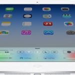 The iPad Air features Apple's new lightning connector and iOS 7
